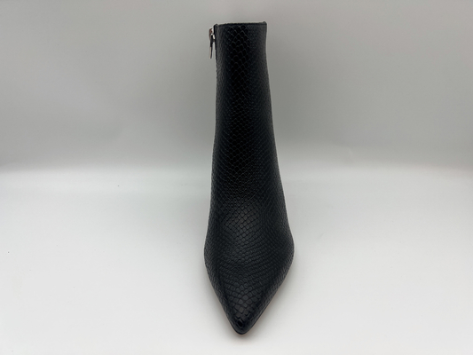 女性のナッパのリズの柔らかい革、中YKKのジッパーと上部snakeskinの設計が付いている防水冬の服のブーツ
