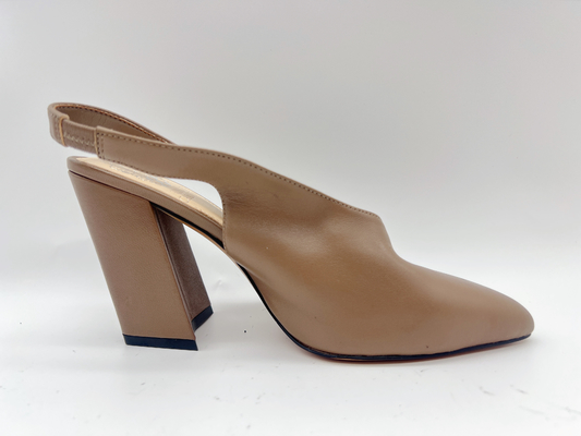 タンLadies Soft Leather Ltのサンダル5cmの流行のハイ ヒールのサンダル10インチ