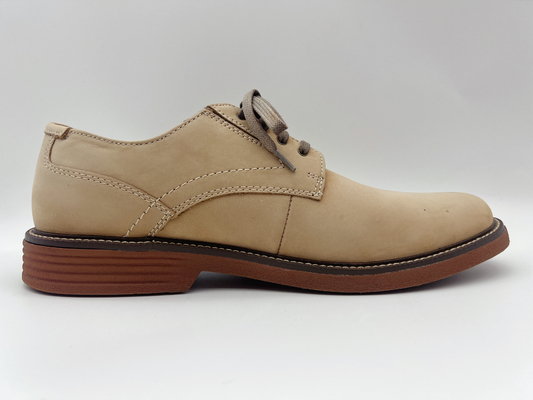 タンWomen's Leather Slip Ltの抵抗力がある仕事靴柔らかいODM/OEM