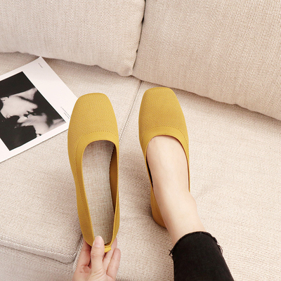 編まれた円形の頭部はFlats Shoesすべてのマッチの女性のなまけ者の女性を毎日平底